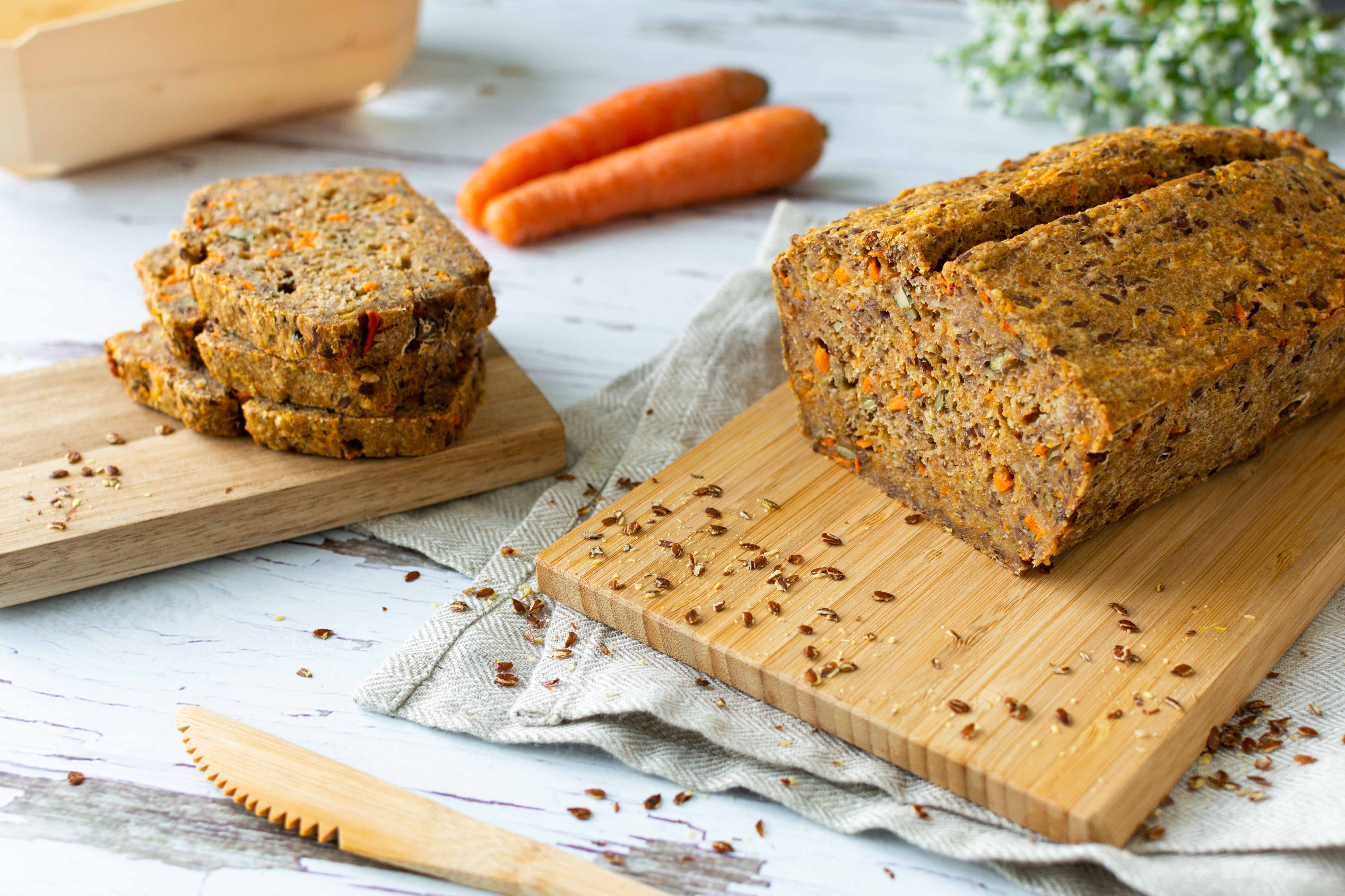 Dinkel-Karotten-Körner Brot ohne Gehzeit | Dinkel &amp; Beeren