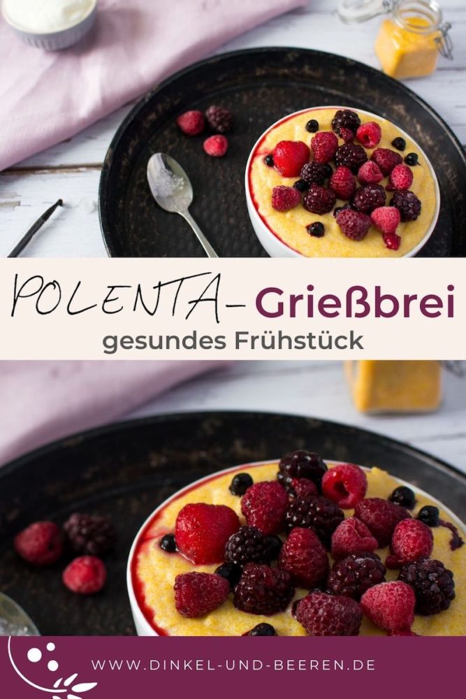 Polenta-Grießbrei mit Vanille