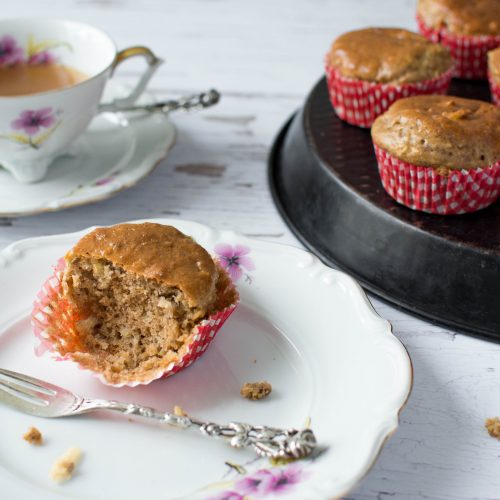 Apfel-Mandel-Muffins ohne Industriezucker | Dinkel &amp; Beeren