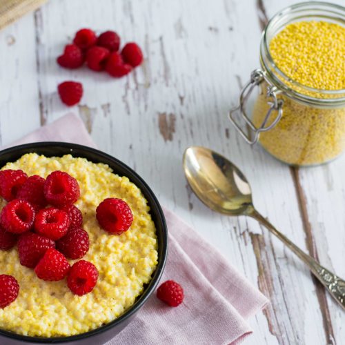 Hirse-Porridge mit Vanille