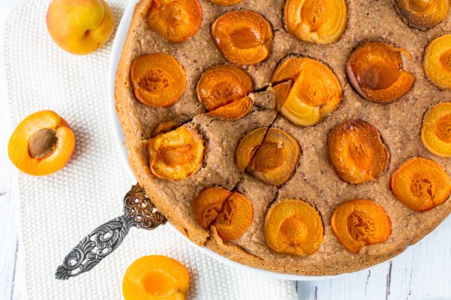 Vollkorn-Aprikosen-Kuchen vegan gesund zuckerfrei Vollkorn-Aprikosen-Kuchen vegan gesund zuckerfrei