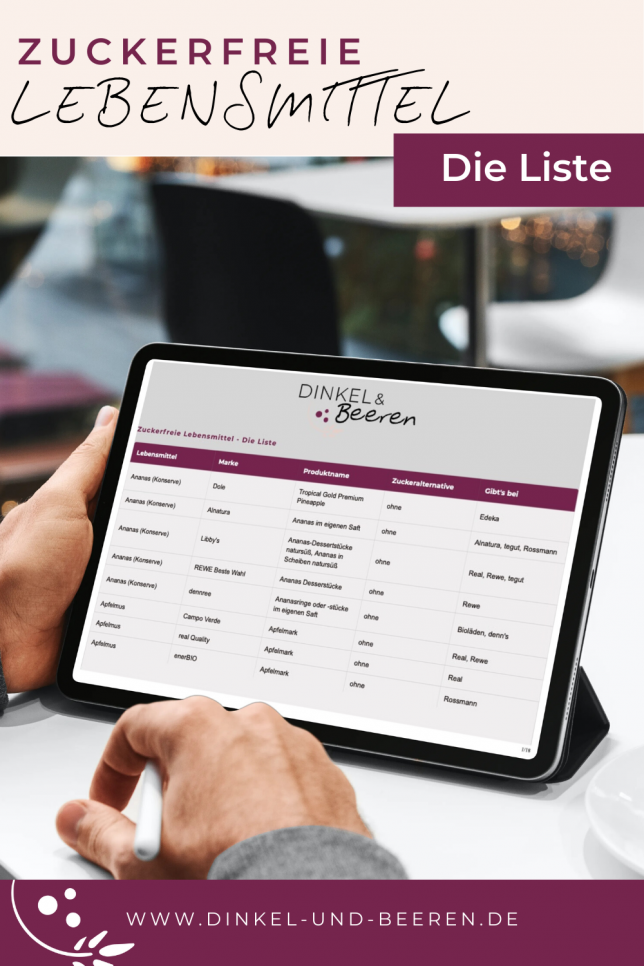 Zuckerfreie Lebensmittel Liste Tabelle Zuckerfreie Lebensmittel Liste Tabelle
