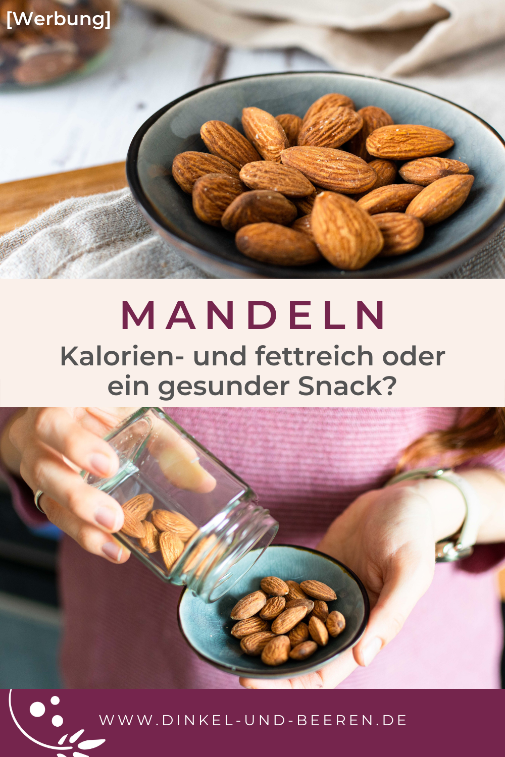 Wie Viel Kalorien Haben 100 G Mandeln Sind Mandeln gesund? Ernährungsmythen aufgeklärt | Dinkel & Beeren
