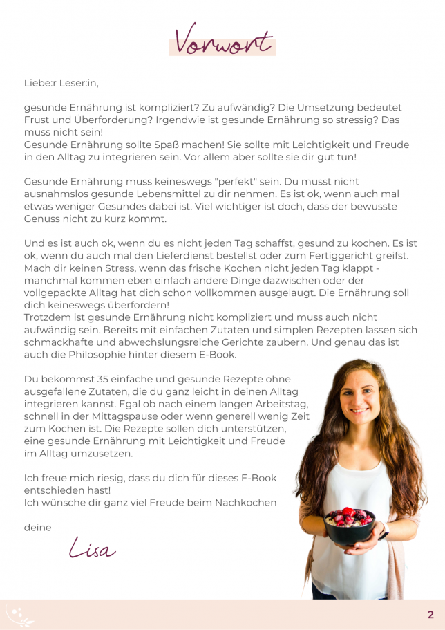 E-Book Schnell & Gesund Vorwort E-Book Schnell & Gesund Vorwort