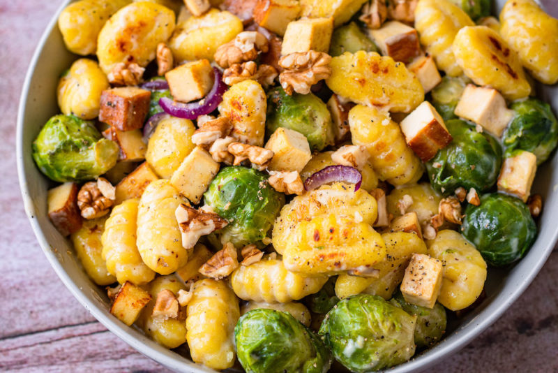 Gnocchi-Rosenkohl-Pfanne