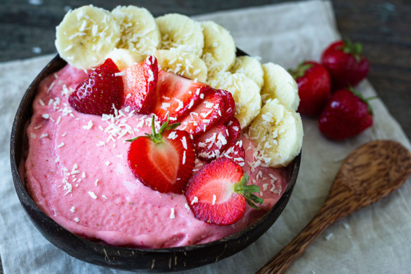Gesundes Erdbeer-Joghurt-Eis | schnell und einfach