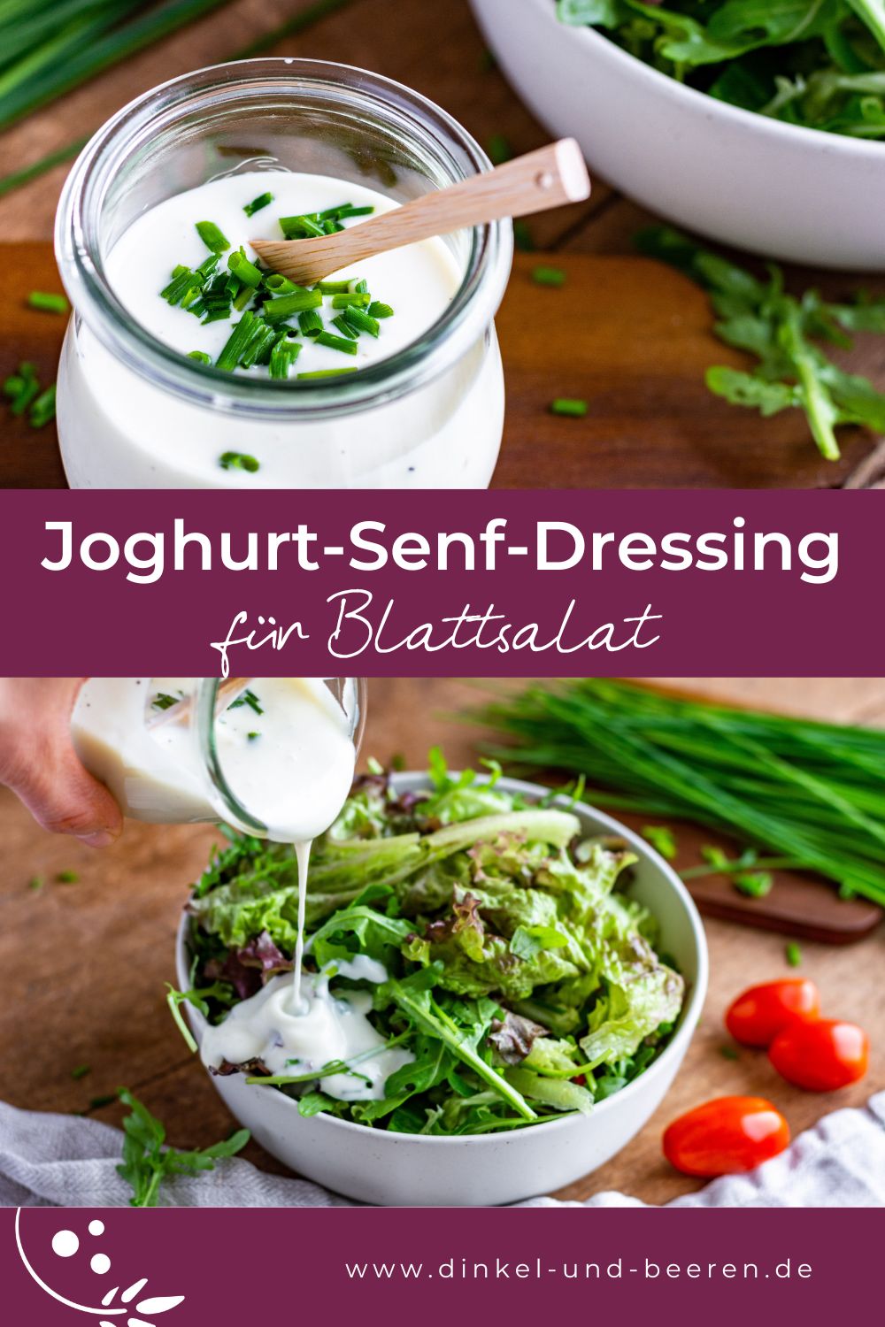 Joghurt-Senf-Dressing für Blattsalat