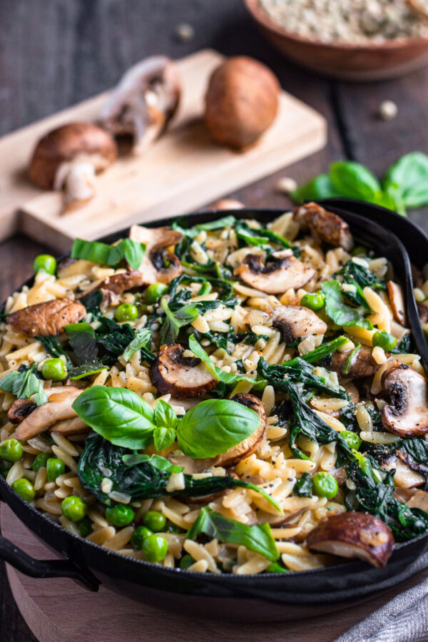Gnocchi-Brokkoli-Pfanne mit Champignons
