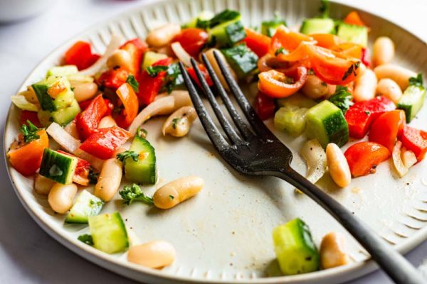 Schneller Weiße-Bohnen-Salat