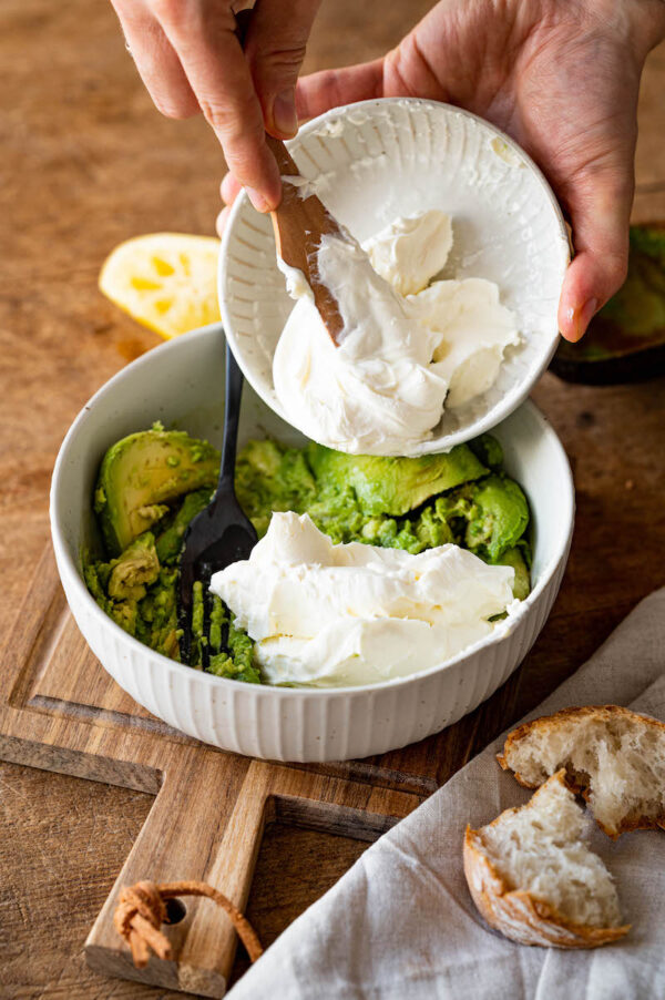 Avocado-Frischkäse-Dip | herrlich cremig