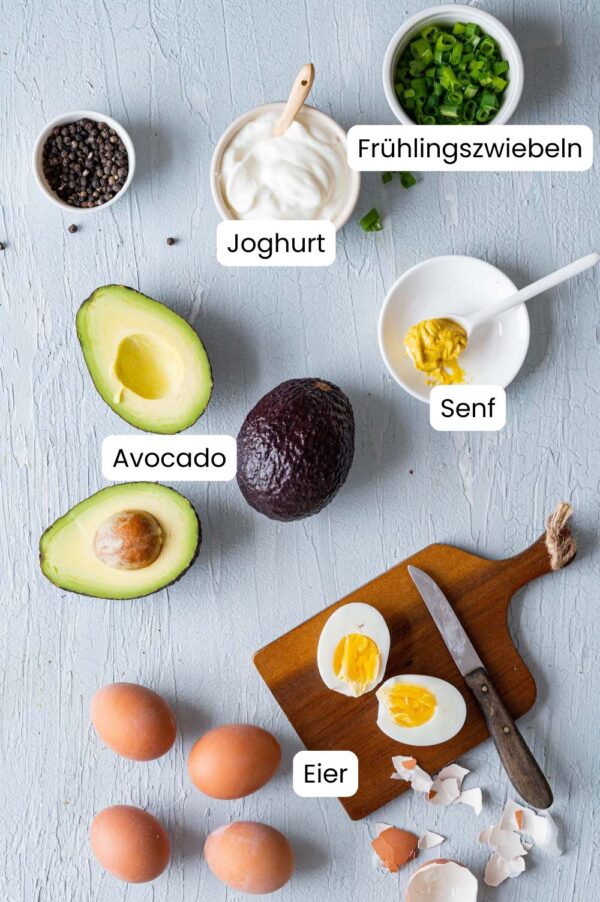 Avocado-Eier-Salat - leckerer Brotaufstrich