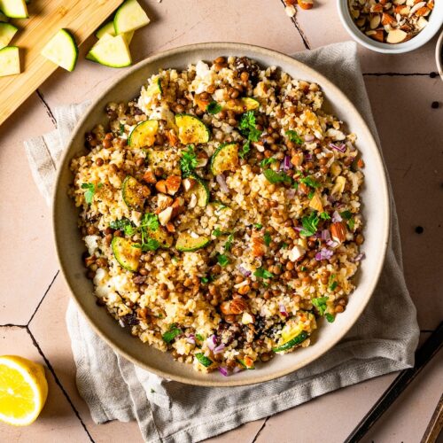 Bulgur-Linsen-Salat.