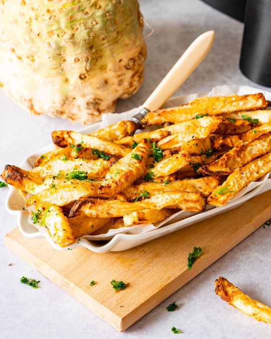 Selleriepommes Airfryer.