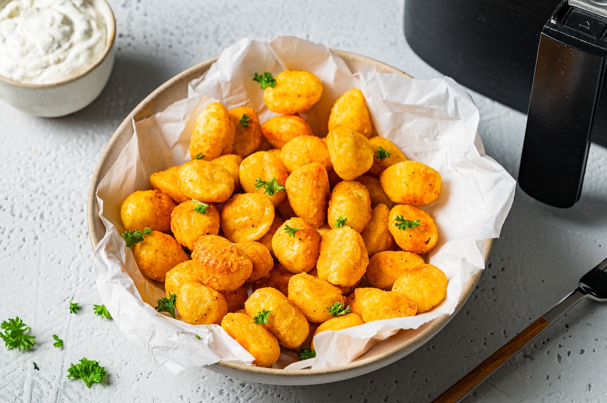 Gnocchi aus der Heißluftfritteuse.