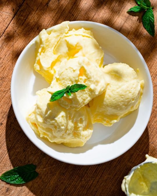Mango Hüttenkäse Eis gesund