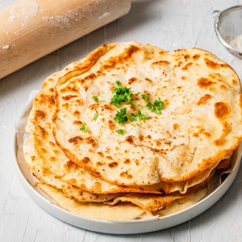 Skyr Pfannenbrot.